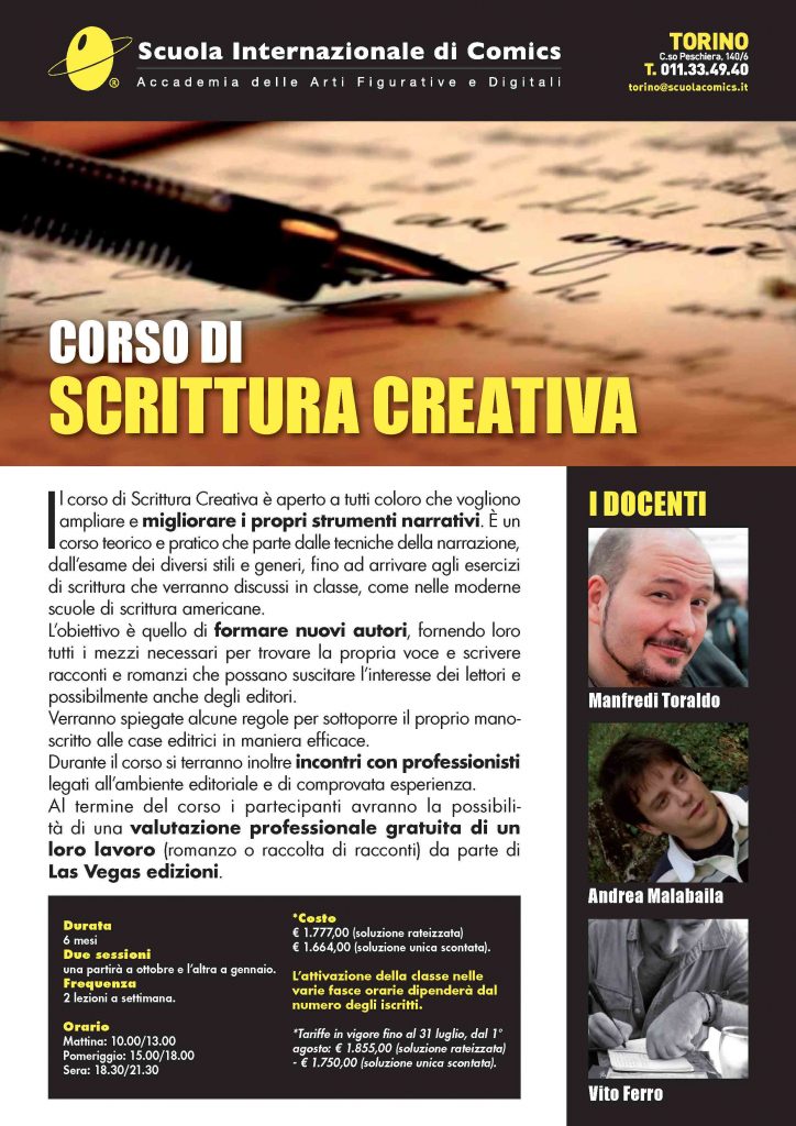 Volantino A4 - Corso Scrittura Creativa 2014 - FINALE